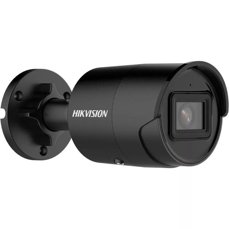 Hikvision DS-2CD2043G2-IU(2.8mm)(BLACK) 4 Megapixel Bullet IP Kamera · für den Innen- und Außenbereich · 120dB echtes WDR