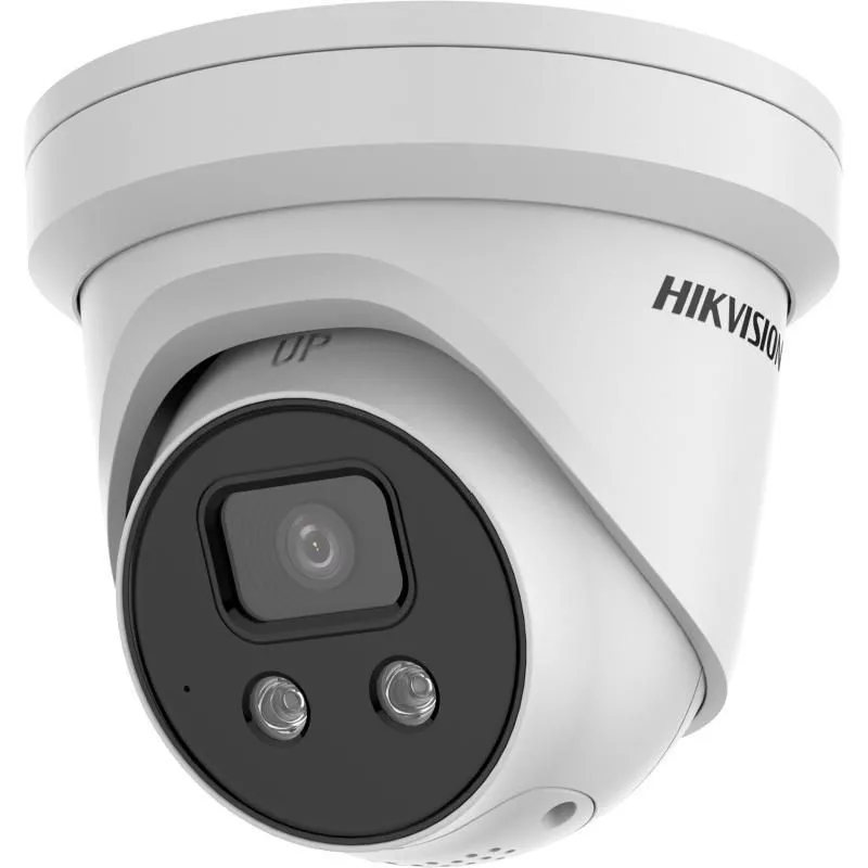 Hikvision DS-2CD2386G2-ISU/SL(2.8mm)(C) 8 Megapixel Turret IP Kamera · AcuSense KI Fehlalarmfilter · für den Innen- und Außenbereich · 120dB echtes WD