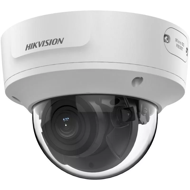 Hikvision DS-2CD2723G2-IZS(2.8-12mm)(D) 2 Megapixel Dome IP Kamera · AcuSense KI Fehlalarmfilter · für den Innen- und Außenbereich · 120dB echtes WDR