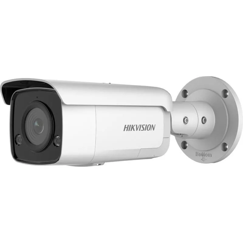 Hikvision DS-2CD2T46G2-ISU/SL(4mm)(C) 4 Megapixel Bullet IP Kamera · AcuSense KI Fehlalarmfilter · für den Innen- und Außenbereich · 120dB echtes WDR
