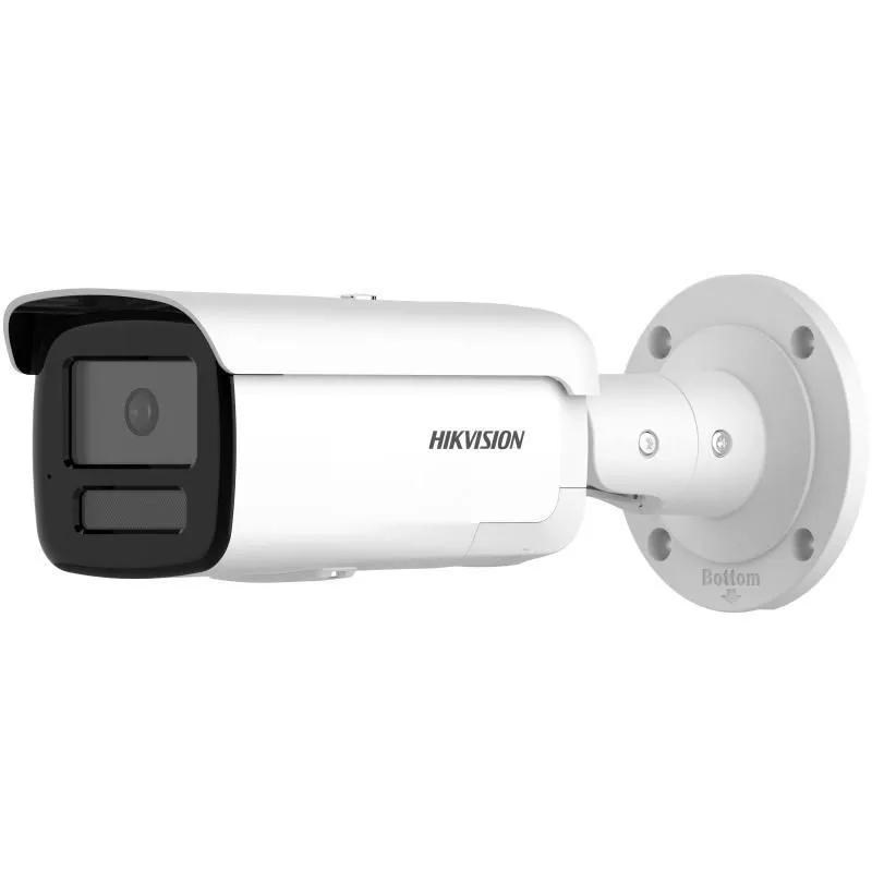 Hikvision DS-2CD2T86G2-ISU/SL(2.8mm)(C) 8 Megapixel Bullet IP Kamera · AcuSense KI Fehlalarmfilter · für den Innen- und Außenbereich · 120dB echtes WD