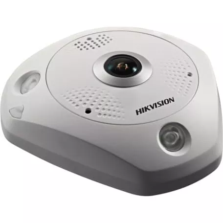 Hikvision DS-2CD6365G0-IVS(1.27mm)(B) 6 Megapixel Fisheye IP Kamera · für den Innen- und Außenbereich · D-WDR