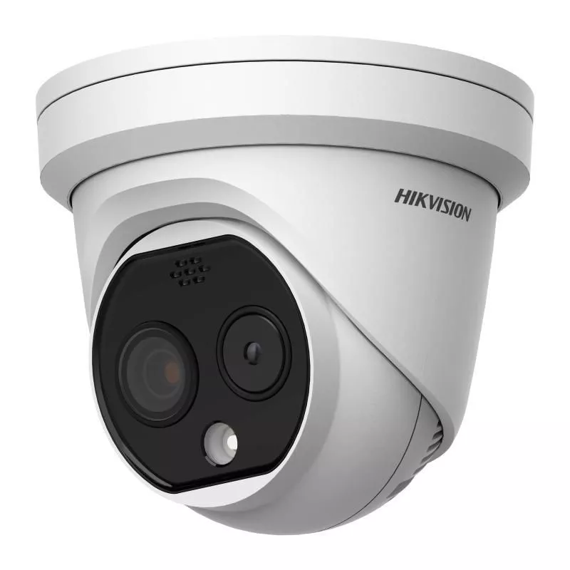 Hikvision DS-2TD1217-3/QA Bi-Spektrum (Thermal + Optisch) IP Wärmebild Kamera · bis zu 280 m Detektionsreichweite